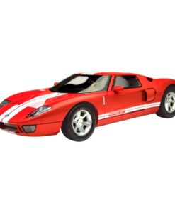 FORD GT Red w/white Stripe 1:12
