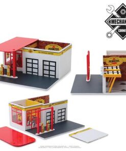 Vintage Gas Station Pennzoil 10 Minute Oil Change Center Mechanic's Corner Series 5