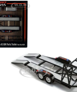 Tandem Car Trailer with Tire Rack - Chevrolet 1:43 GMP
