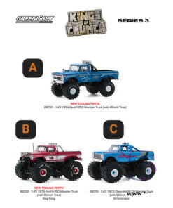 Kings of Crunch Series 3 Monster trucks 1:43