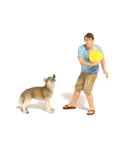 FIGURINES - HOMME ET CHIEN