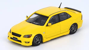 TOYOTA ALTEZZA RS200 YELLOW WITH EXTRA WHEELS AND DECALS