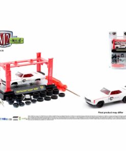 1969 Chevrolet Camaro SS-RS - Flat White with Bright Red Gloss Stripes Model Kit 36