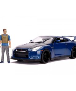 1:18 F&F Brian's Nissan Skyline con luz y & Figura Rapido y Furioso