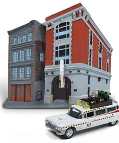 Diorama 3D Cadillac 1959 W/ Firehouse Ghostbuster Caza Fantasmas