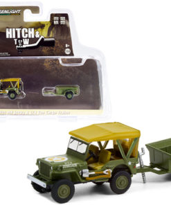 1943 Willys MB Jeep with M5 Liquid Vesicant Detector Invasion Star  Hitch & Tow Series 22