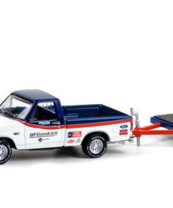 1992 Ford F-150 and 1992 Ford Bronco BFGoodrich Rough Riders on Flatbed Trailer