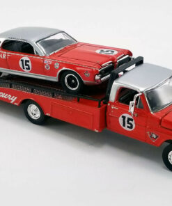Parnelli Jones - Ford F-350 camion rampa con #15 1967 Mercury Cougar - Acme Exclusive