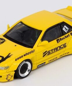 Miniaturas NISSAN SILVIA S13 ROCKET BUNNY V2 Yelllow