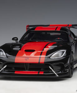 DODGE VIPER 1/28 EDITION ACR 2017 BLACK W/ RED STRIPES