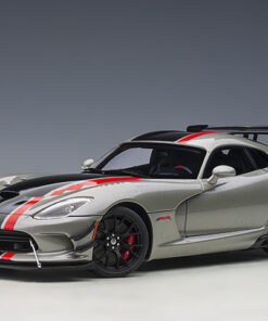 DODGE VIPER ACR 2017 BILLET SILVER METALLIC BLACK STRIPES