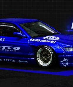 NISSAN SILVIA S13 V2 PANDEM / ROCKET BUNNY Blue Metallic
