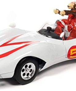 Meteoro Mach 5 con figura Chim Chim  Meteoro Speed Racer 1:18