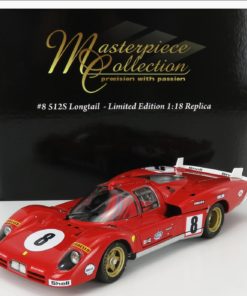 GMP FERRARI 512S 5.0L V12 LONG TAIL TEAM SPA FERRARI SEFAC N 8 24h LE MANS 1970 A.MERZARIO - C.REGAZZONI 1:18